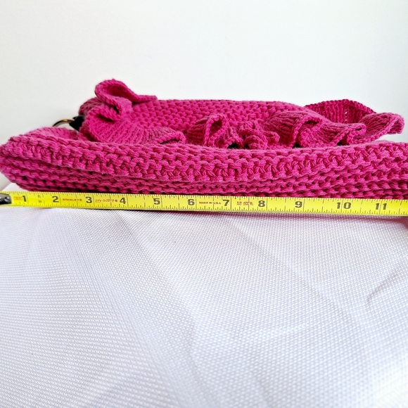 NWT Murval Paris brand " The Pearl One Knit Two" bohemian core bag. - Picture 5 of 11